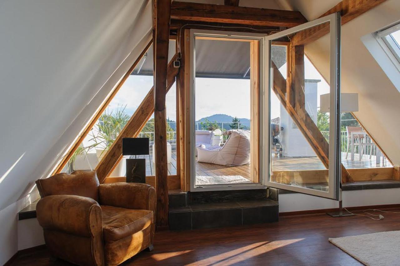 City Penthouse Mit Dachterrasse Freiburg im Breisgau Buitenkant foto